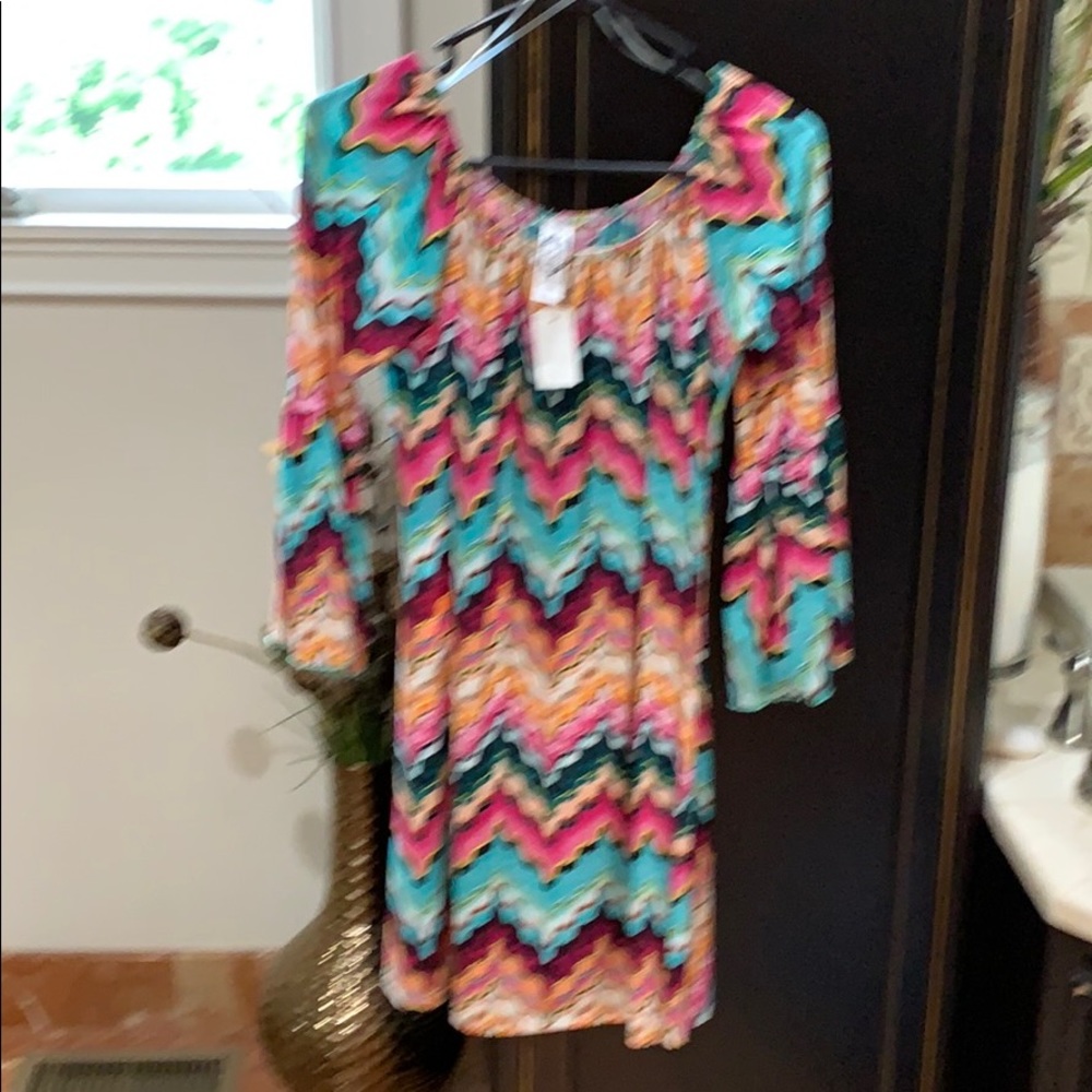 Multi colored short dress